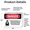 Signmission Carbon Monoxide CO Gas May Danger Sign, Vinyl Decal, 14in W x 10in L, 2PK OS-2PACK-DS-D-1014-L-2415 - alternate 6